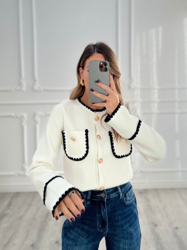 Cardigan Chanel BIANCO