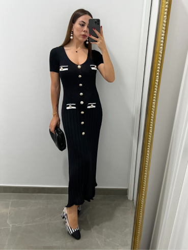 maxi Dress Cara Nero