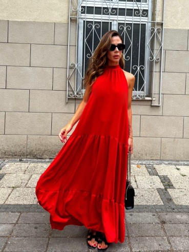 Maxi Dress Rosso