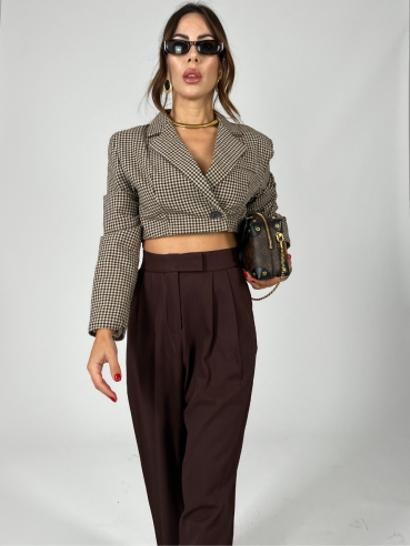 Blazer Crop Quadri