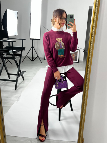 Leggings Zampa Bordeaux